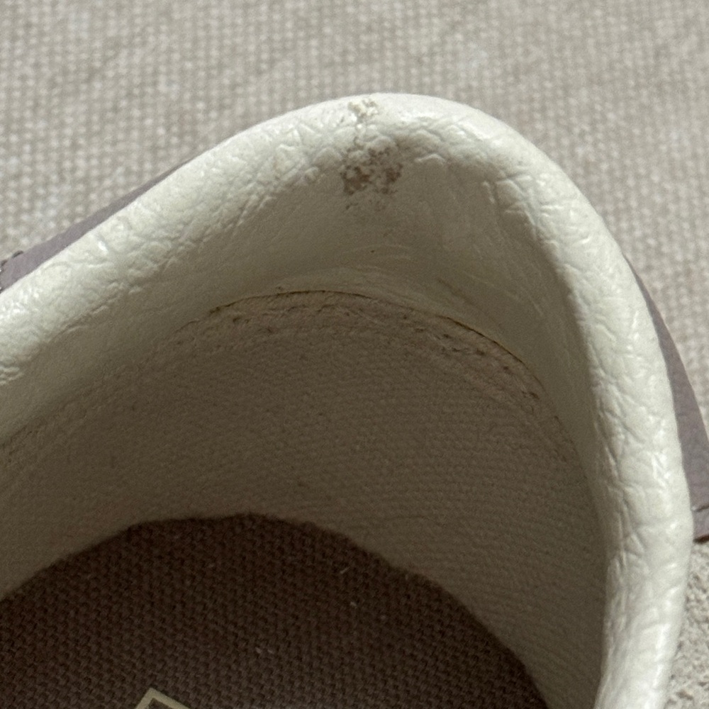 NWT VANS Brushed Sueded Leather Sneaker-Gray-Wmns 8.5/Mens 7 - Picture 11 of 13